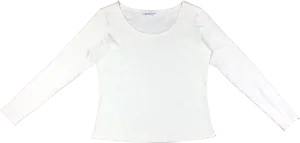 Long Sleeve Scoop Front Top