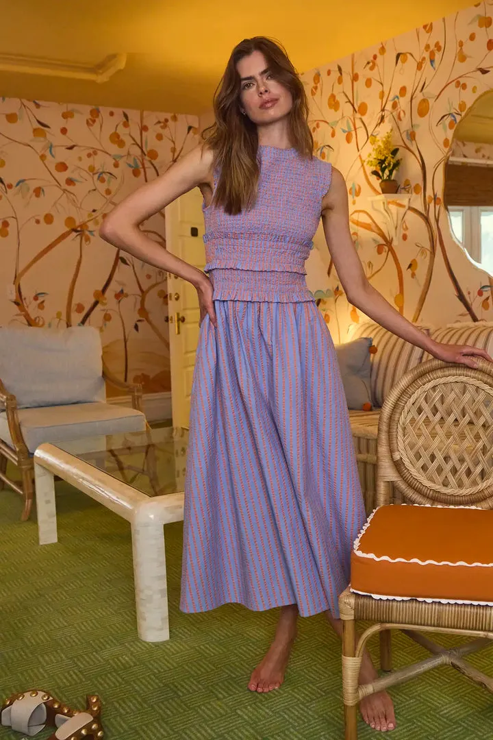 Louise Dress - Beach Stripe