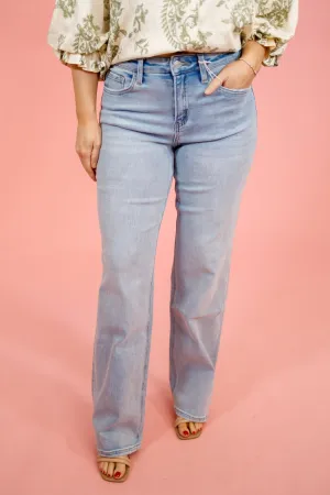 Lovervet Light Wash Convenient Jeans, REG   CURVY