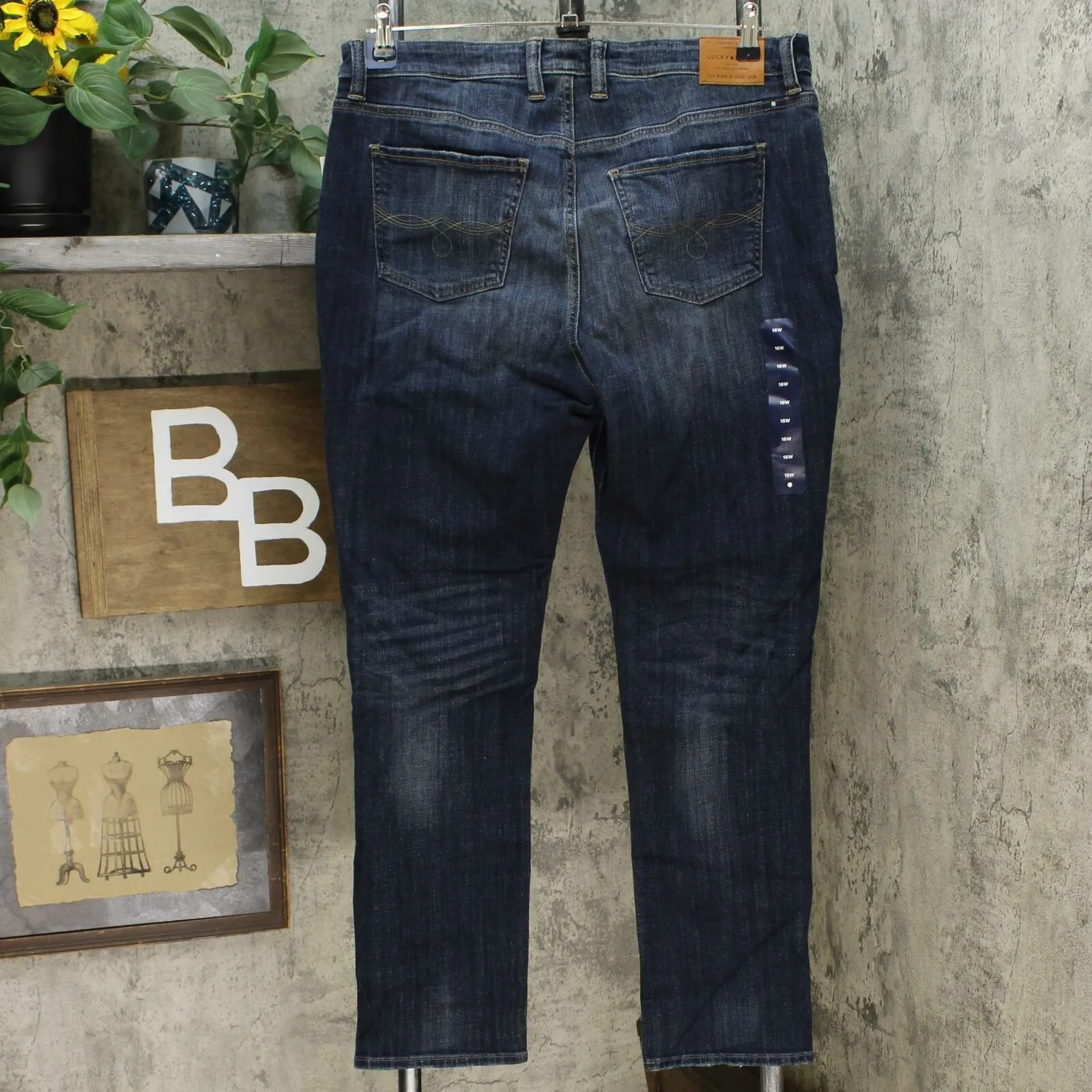 Lucky Brand Women's Plus Size Emma Straight Leg Jeans