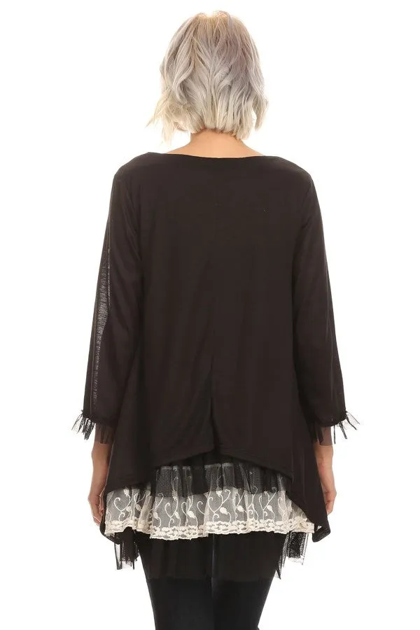 Lucy Lace Bottom Top