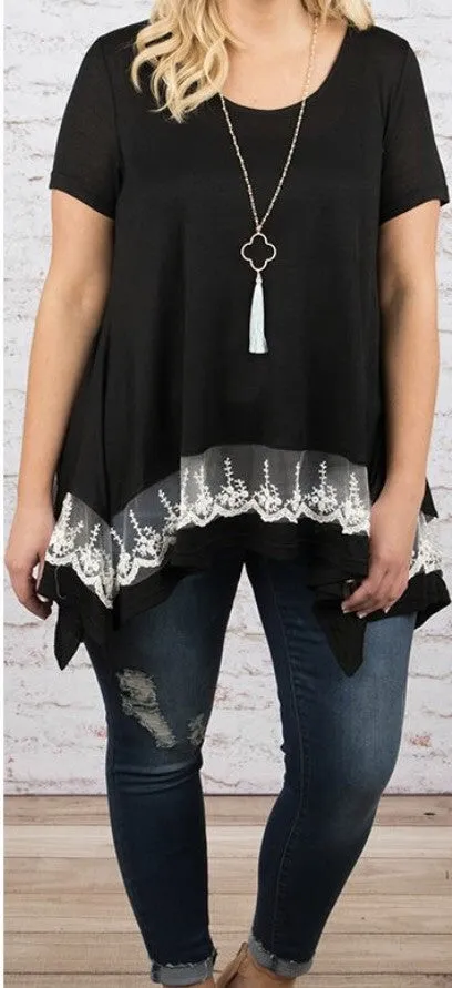 Lucy Lace Bottom Top
