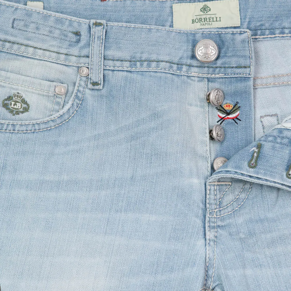 Luigi Borrelli Denim Blue Jeans - Extra Slim - 34 US / 50 EU