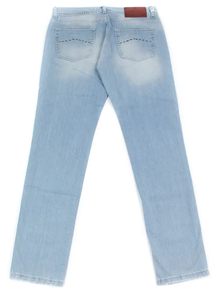 Luigi Borrelli Denim Blue Jeans - Extra Slim - 34 US / 50 EU