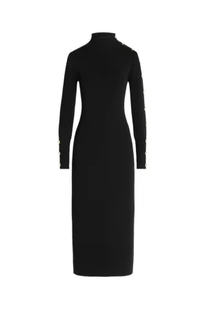 Luisa Spagnoli Mentolato Ladies Dress with Decorative Buttons