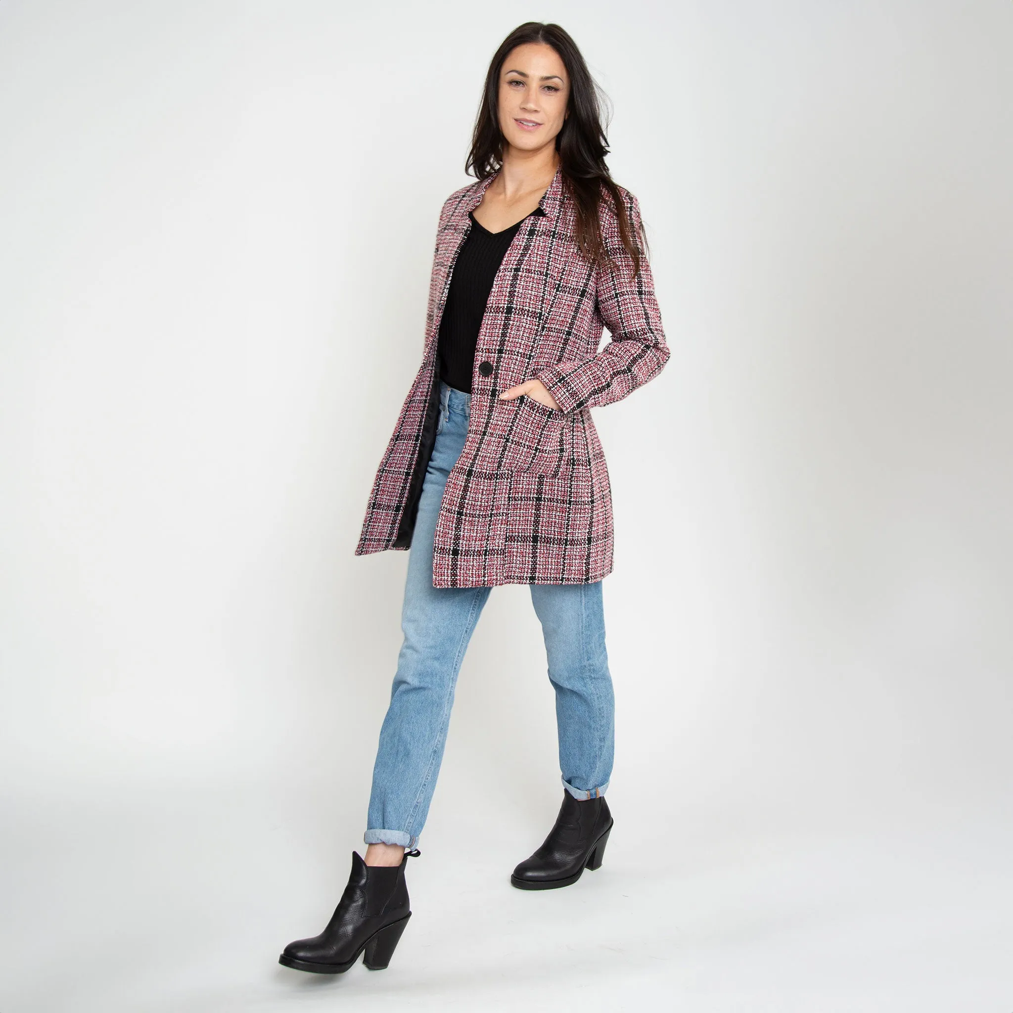 Lyra Long Boucle Blazer