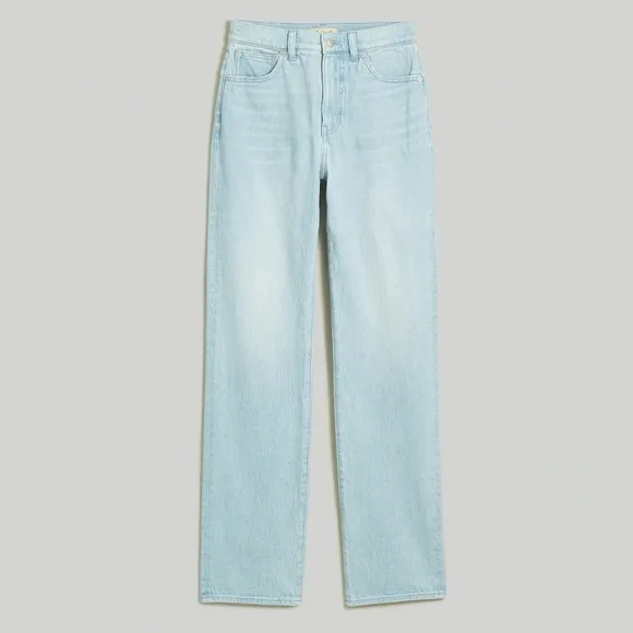 Madewell 90s Straight Jean Women's 25 Icy Light Wash Denim Like New