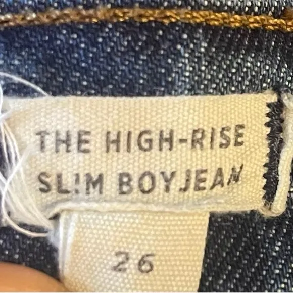 MADEWELL &quot;The High-Rise Slim Boyjean&quot; Jeans