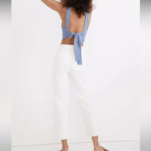 Madewell NWT Perfect Vintage Wide Leg Jeans Size 32 Patch Pocket Edition