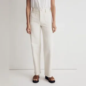 Madewell NWT Perfect Vintage Wide Leg Jeans Size 32 Patch Pocket Edition