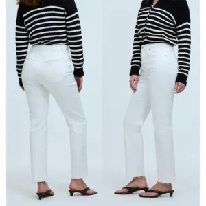 Madewell | NWT | The Tall Curvy Perfect Vintage Jean in Tile White | Sz 30T