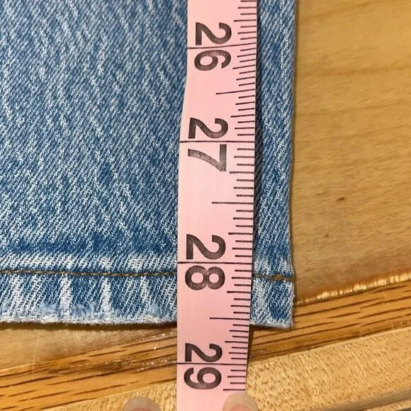 Madewell Perfect vintage full-length jeans high rise straight leg women 26