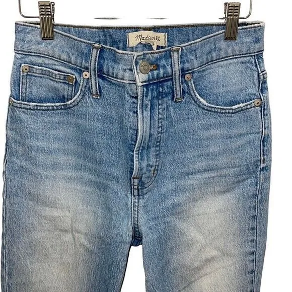 Madewell Perfect vintage full-length jeans high rise straight leg women 26
