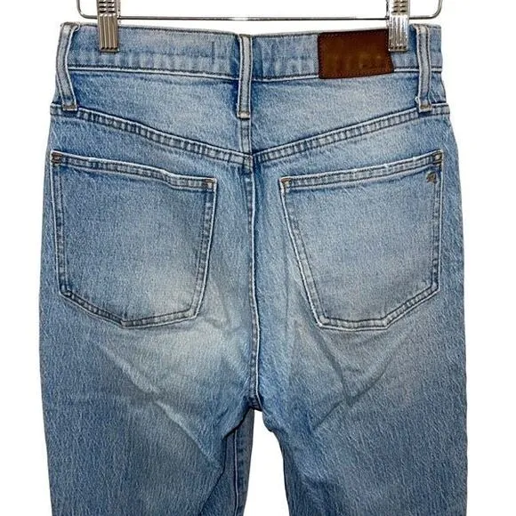 Madewell Perfect vintage full-length jeans high rise straight leg women 26