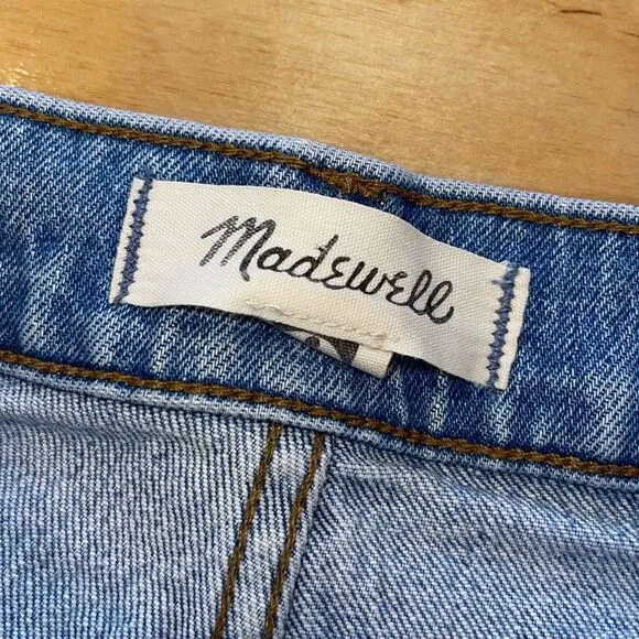 Madewell Perfect vintage full-length jeans high rise straight leg women 26