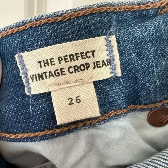 Madewell Perfect Vintage Crop Jeans