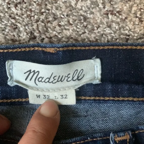 Madewell slim jeans size 32x32