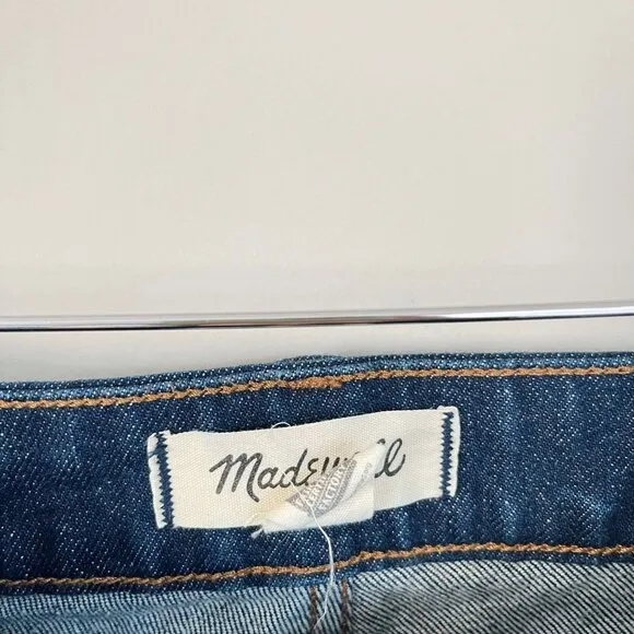 Madewell The Curvy 90s Straight Leg Jeans Size 27 Dark Wash