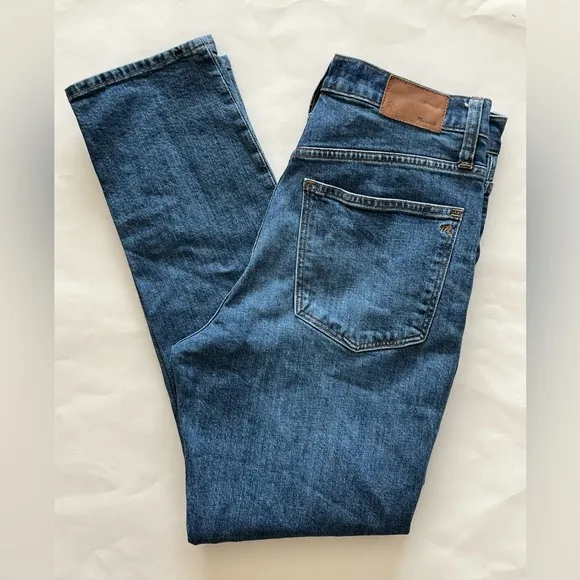 Madewell the high rise slim boy jeans 28