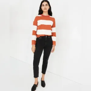 Madewell The High-Rise Slim Boyjean in Lunar Wash Black Size 32