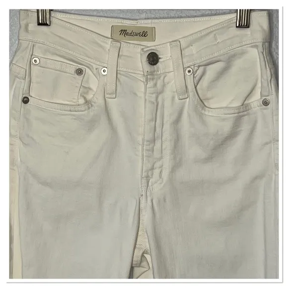 Madewell The High Rise Slim Boyjean Jeans Sz 23 Cotton Blend