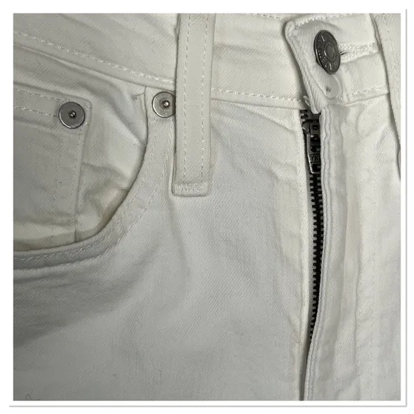 Madewell The High Rise Slim Boyjean Jeans Sz 23 Cotton Blend