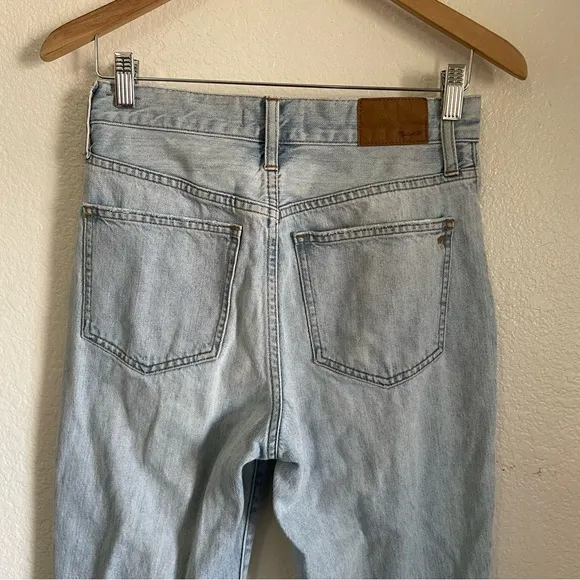 Madewell The Perfect Vintage Jean High Waisted Straight Tapered Slim Leg C2819