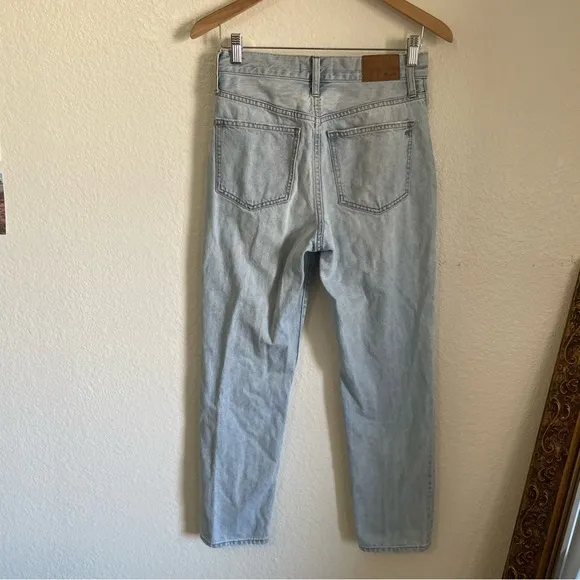 Madewell The Perfect Vintage Jean High Waisted Straight Tapered Slim Leg C2819