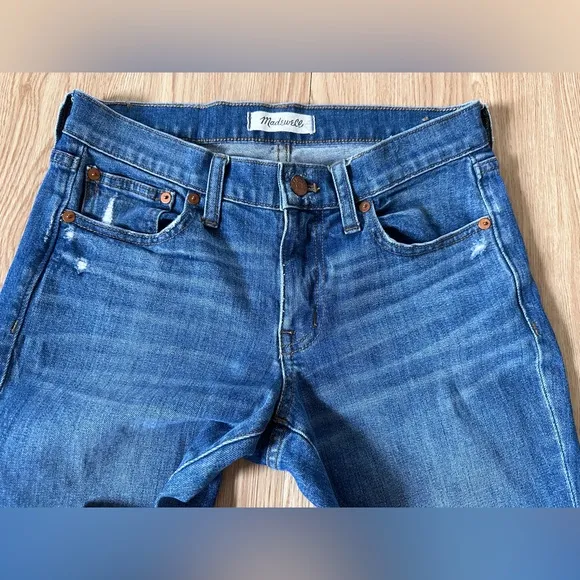 Madewell The Slim BoyJean in Walton Wash Mid Rise - Size 24