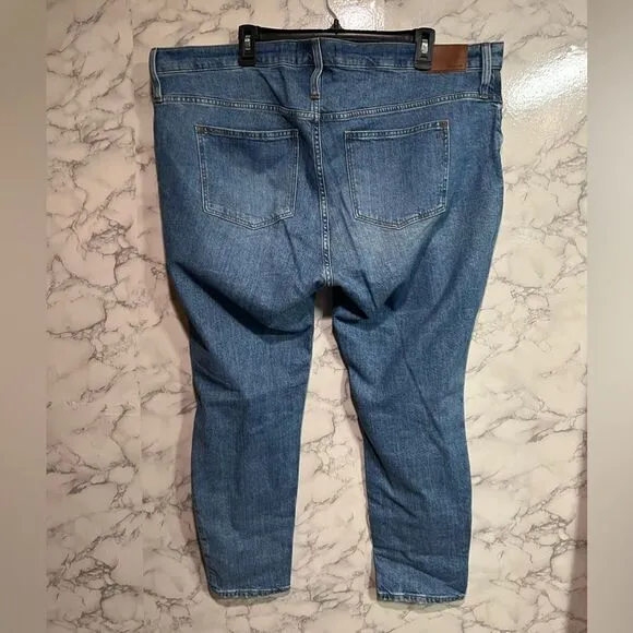 Madewell 9-Inch Mid-Rise Roadtripper Supersoft Skinny Jeans Size 35P