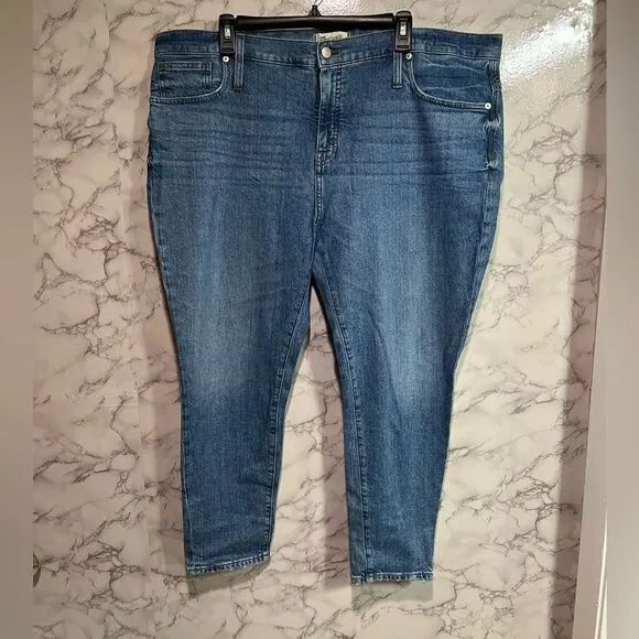 Madewell 9-Inch Mid-Rise Roadtripper Supersoft Skinny Jeans Size 35P