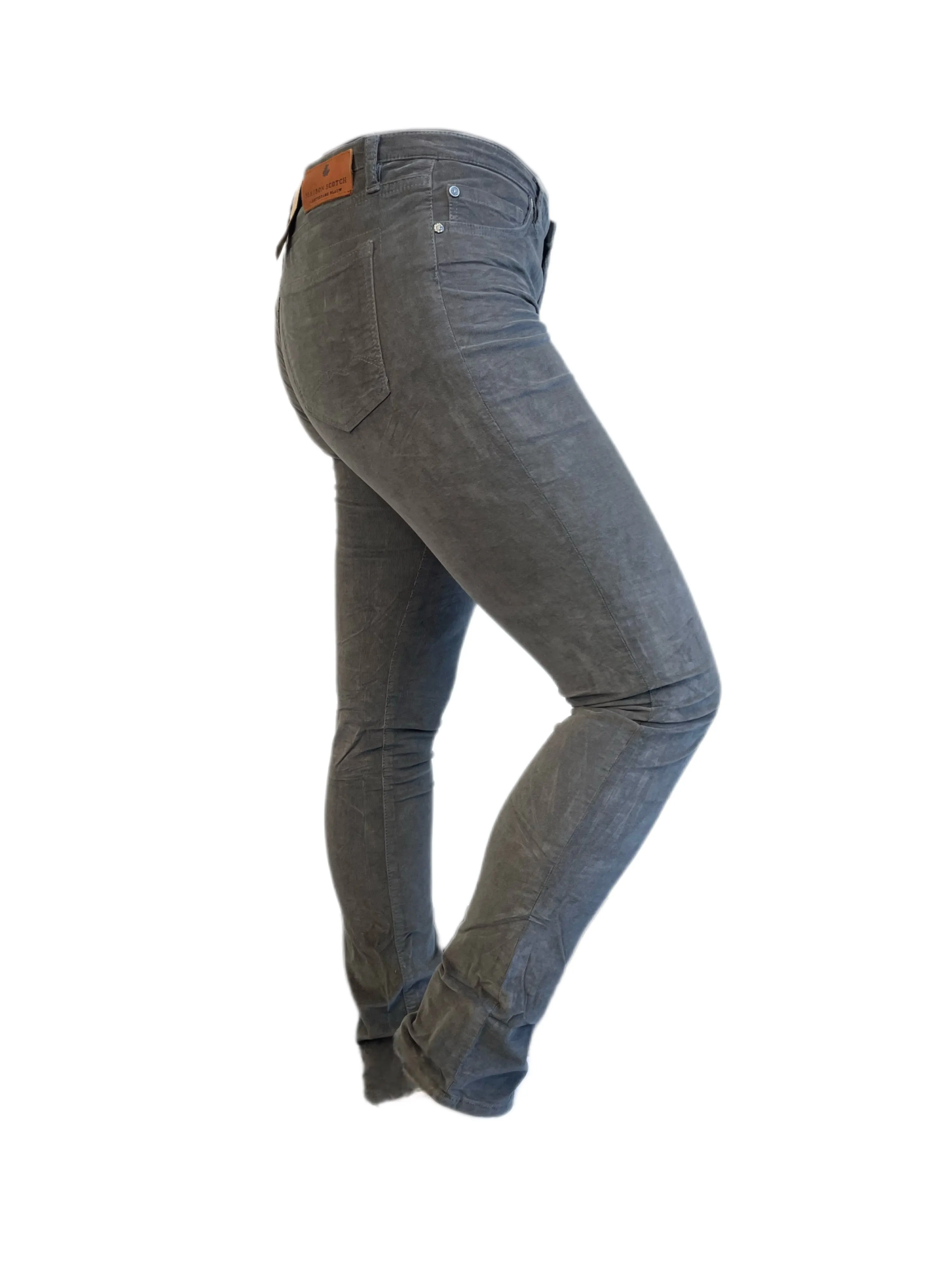 Maison Scotch Women's Grey Soft Low Rise Pants #792 31/32 NWT