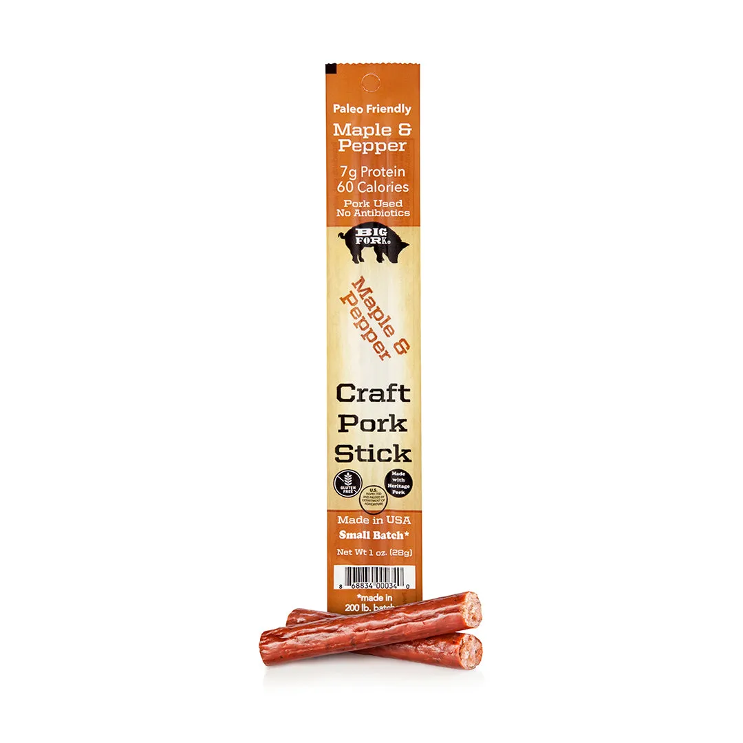 Maple & Pepper Pork Stick