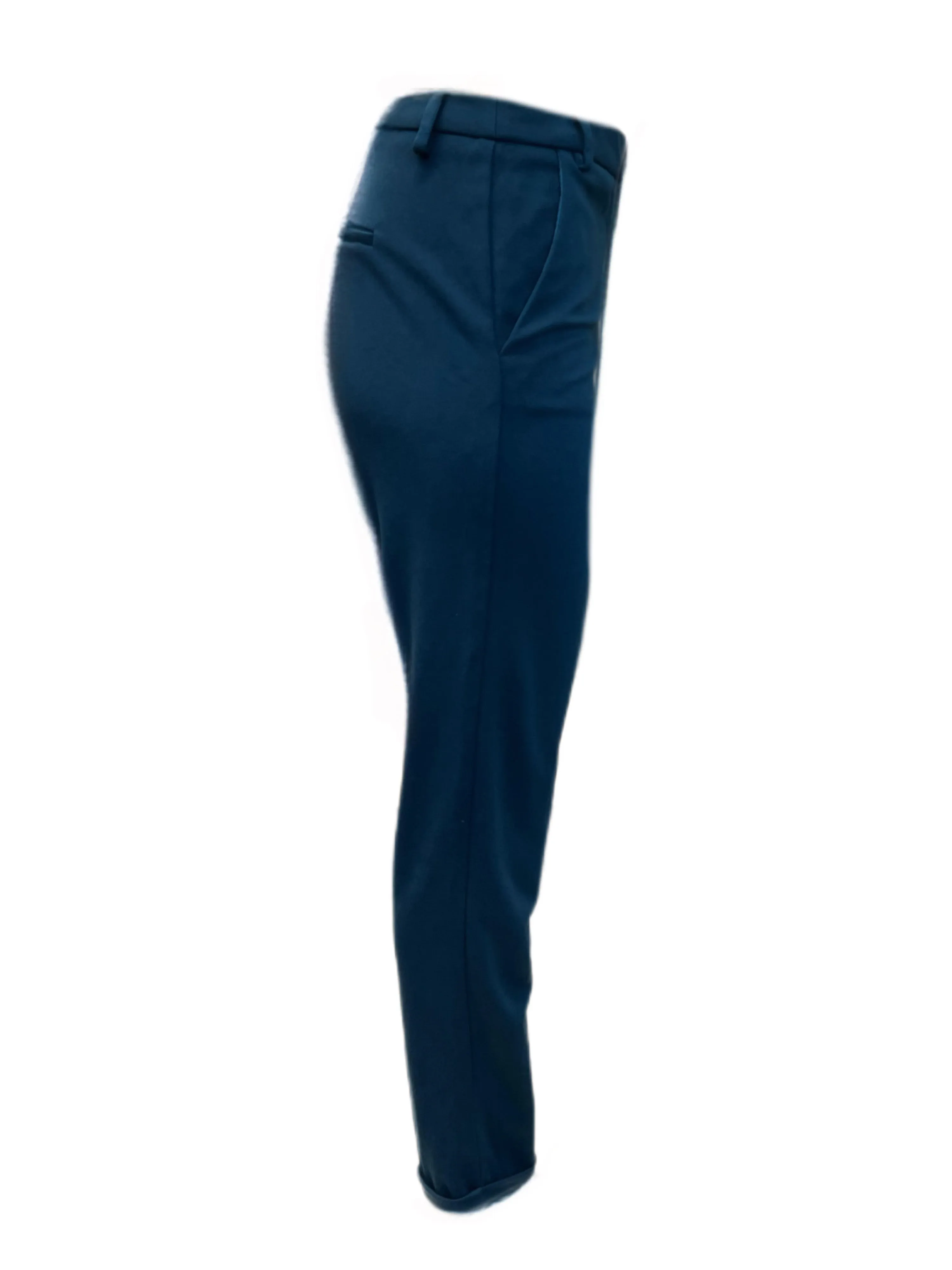 Marella By Max Mara Women's Blue Agamia Straight Pants Size XL NWT