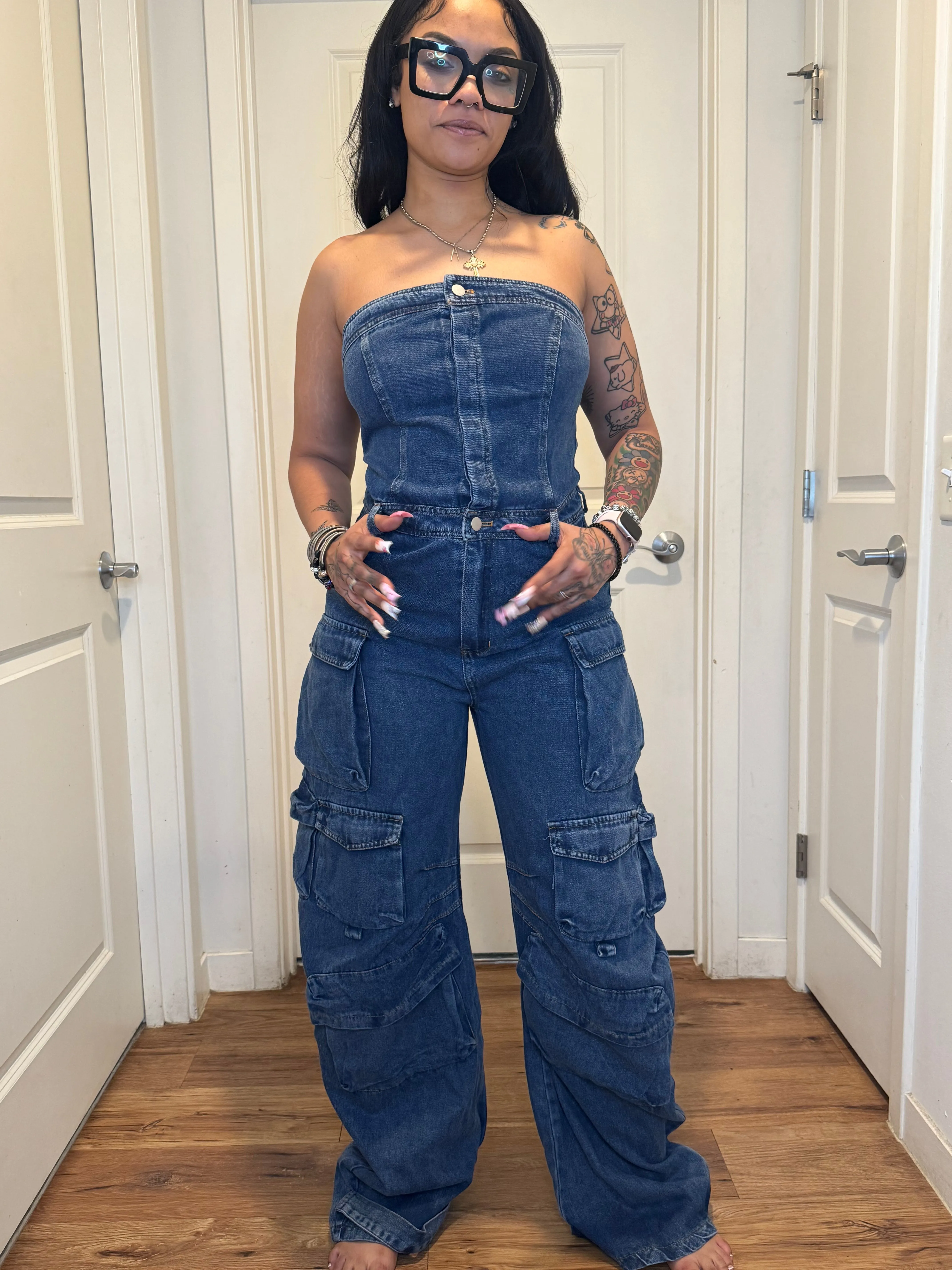 Megan cargo jumpsuit