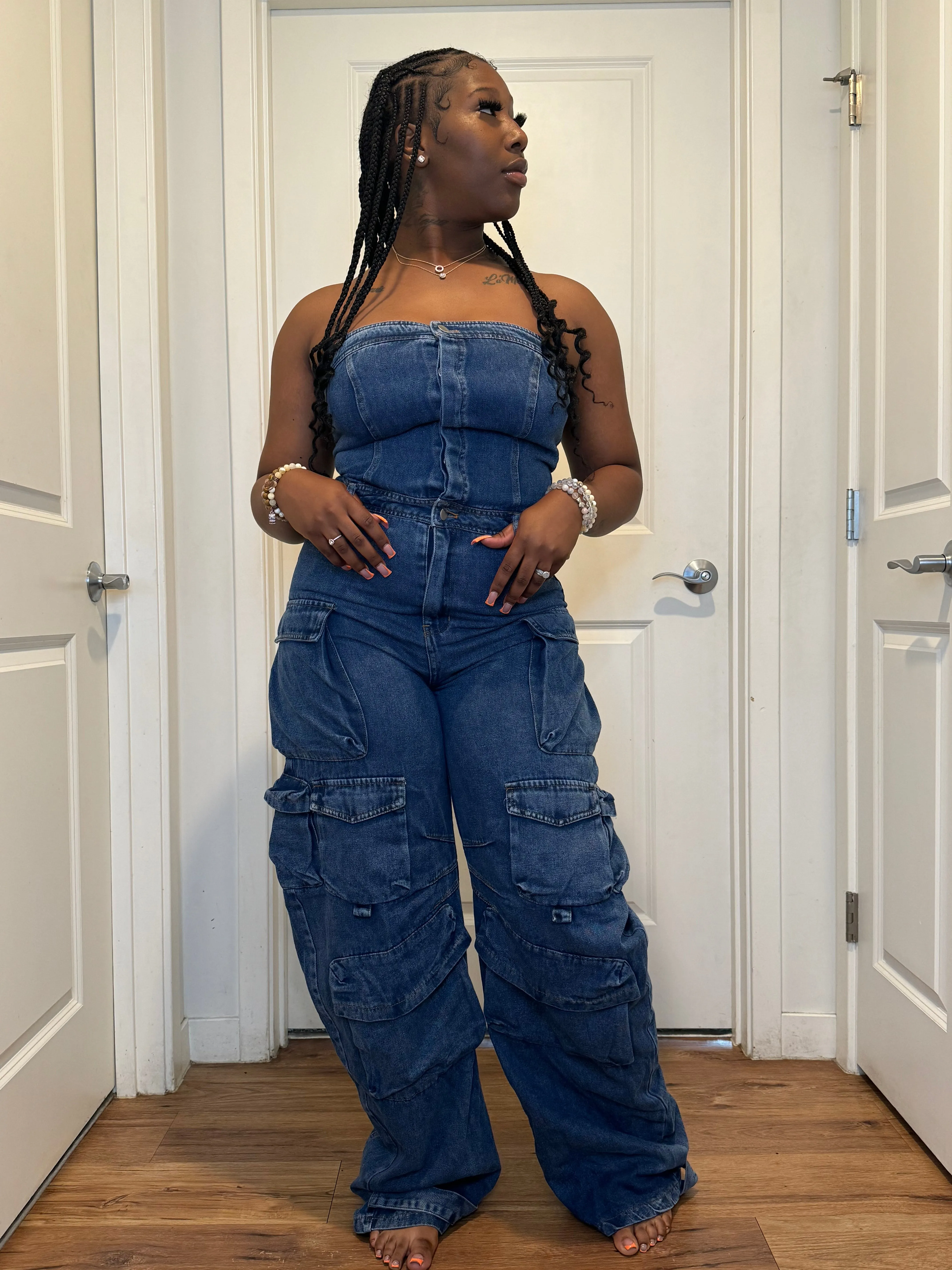 Megan cargo jumpsuit