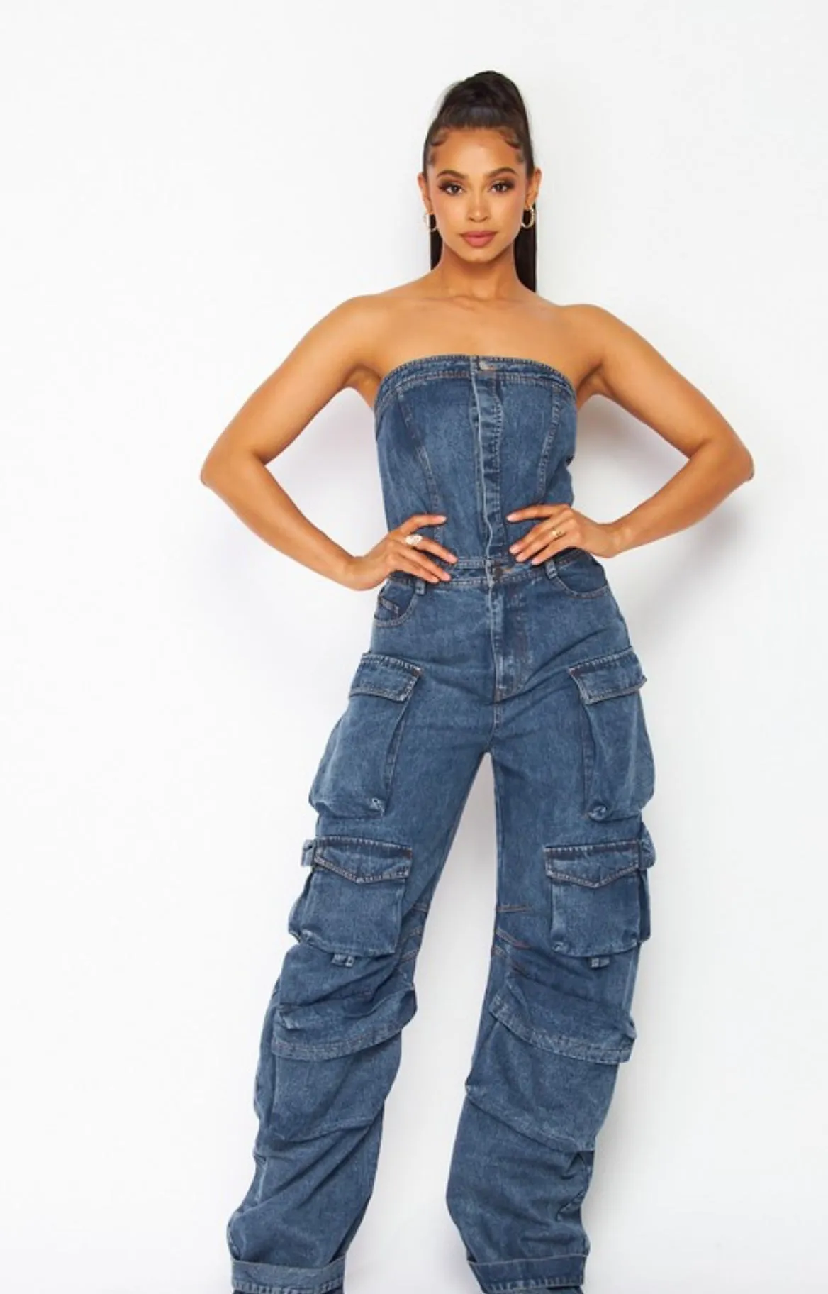 Megan cargo jumpsuit