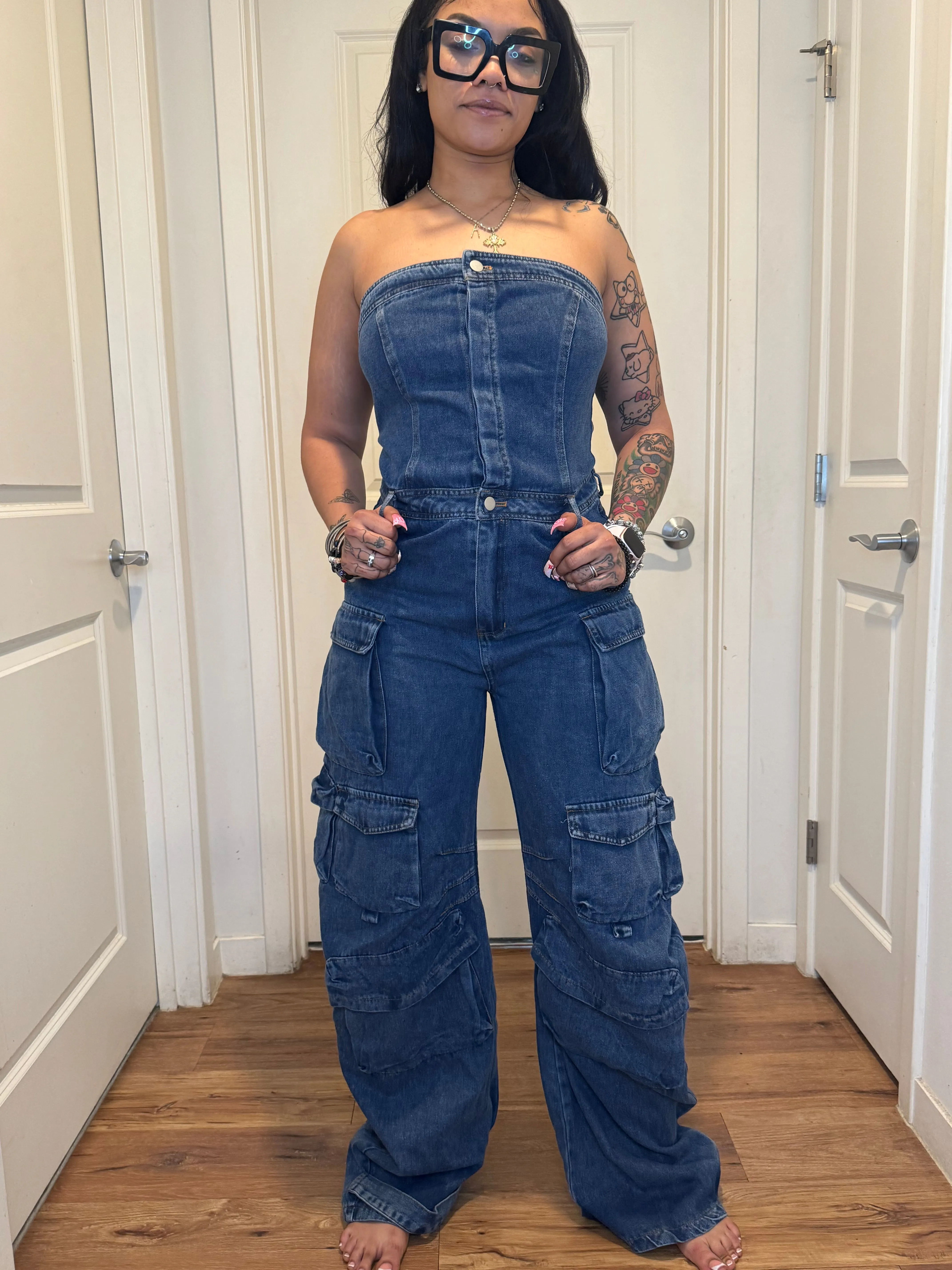 Megan cargo jumpsuit