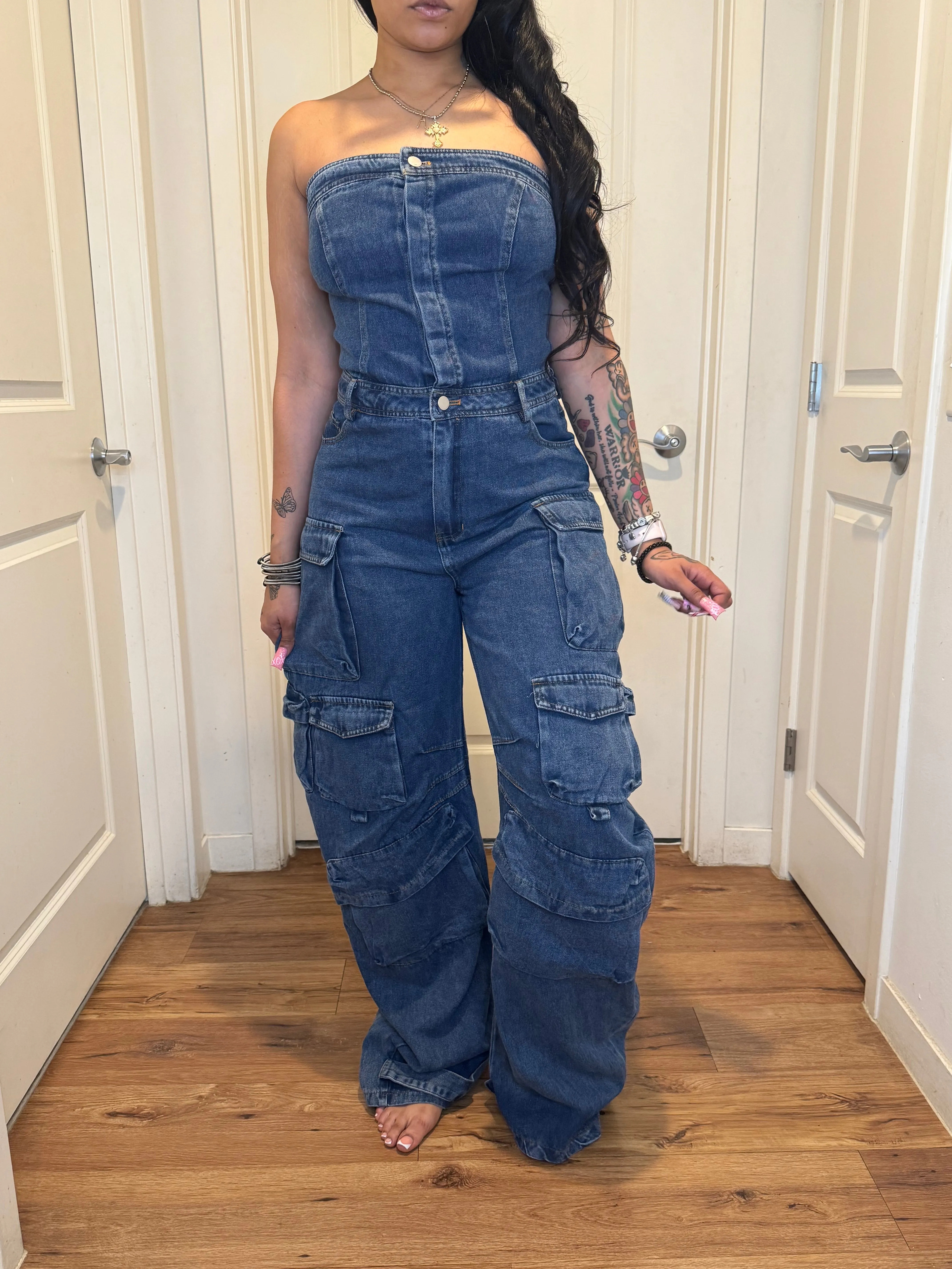 Megan cargo jumpsuit