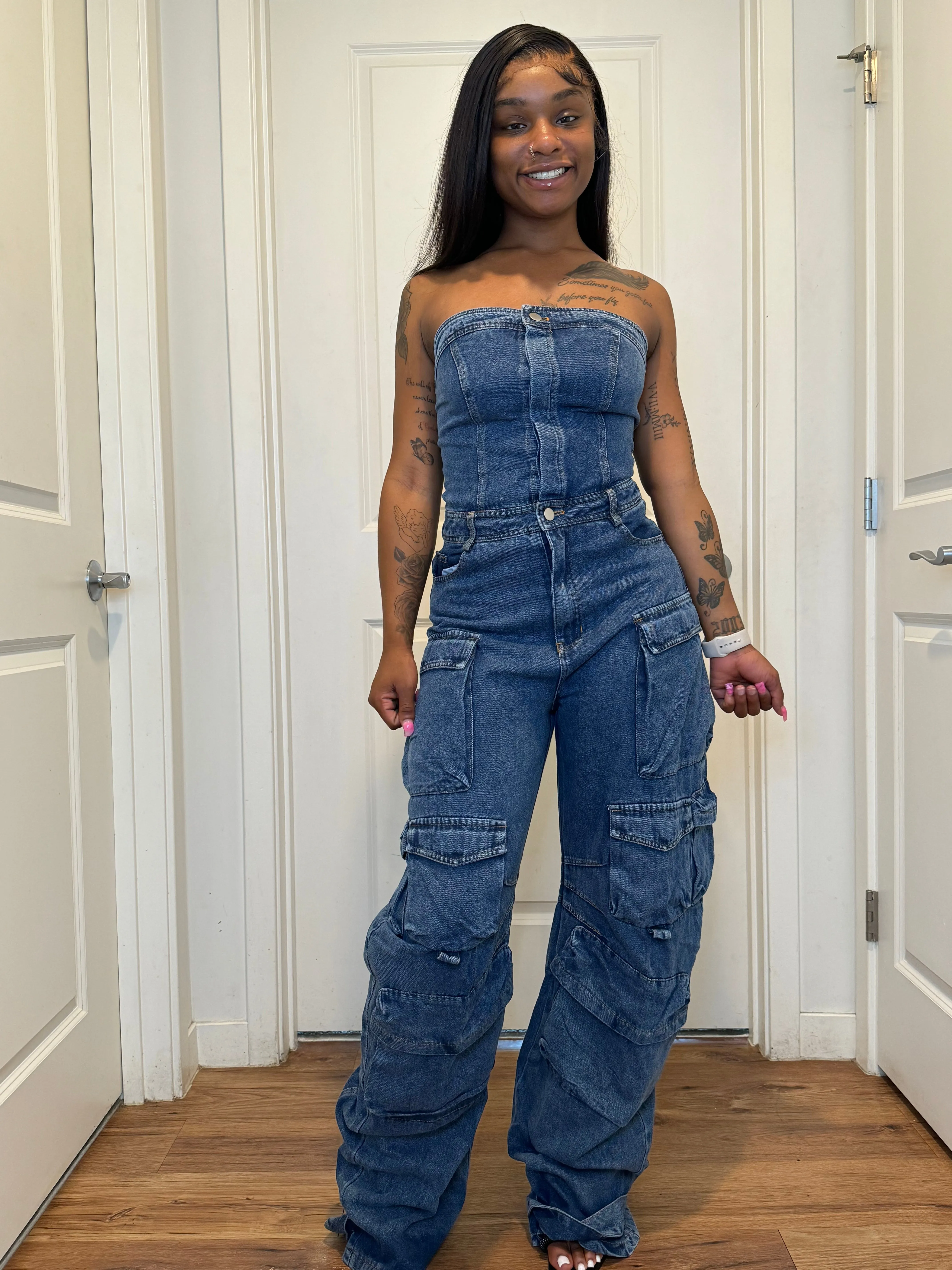 Megan cargo jumpsuit