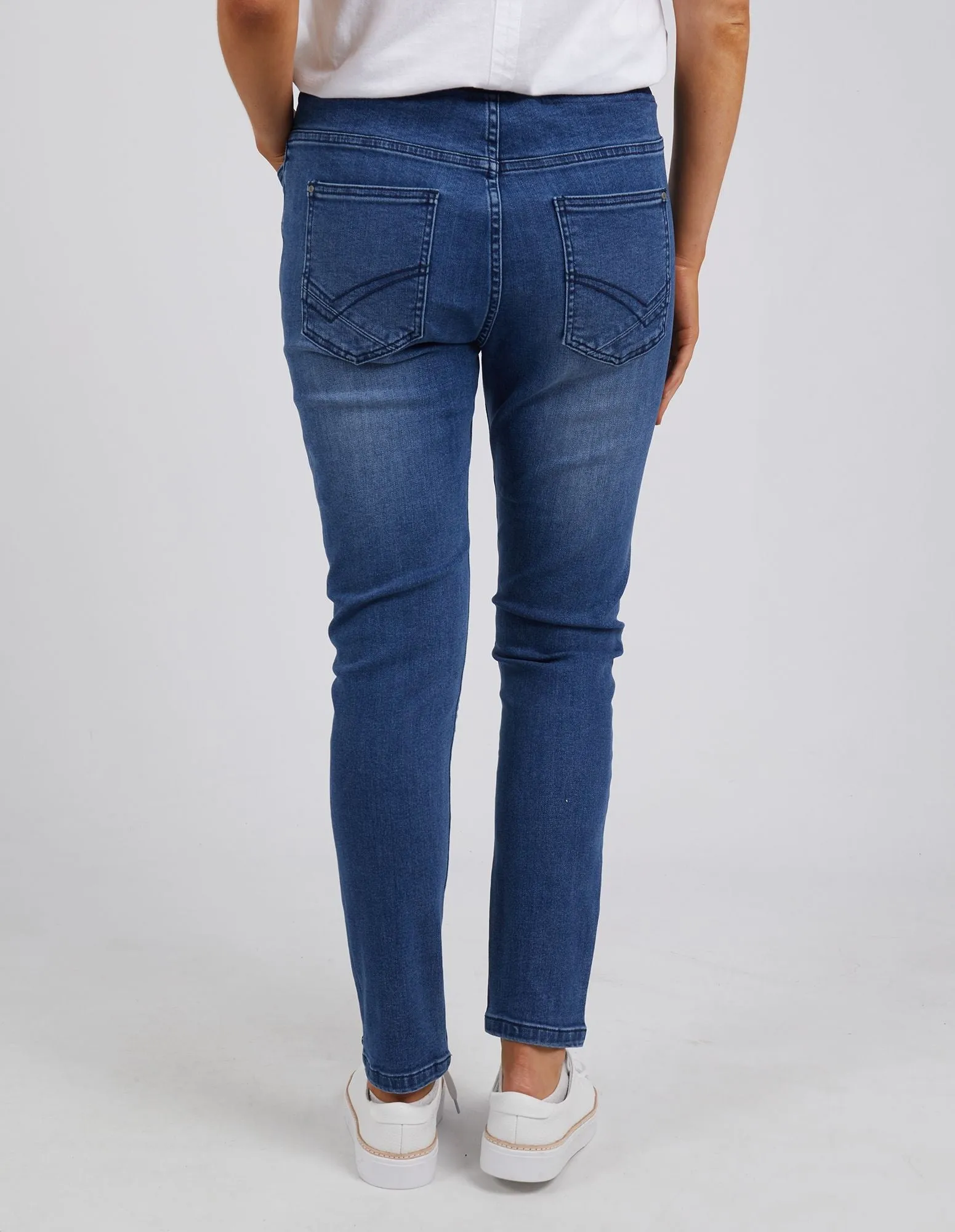 Melody Denim Jogger - Dark Blue Wash