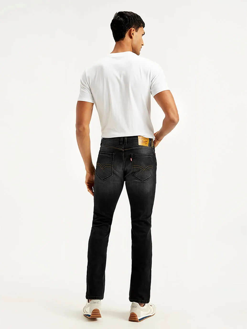 Men's 511 Black Slim Fit Mid Rise Jeans
