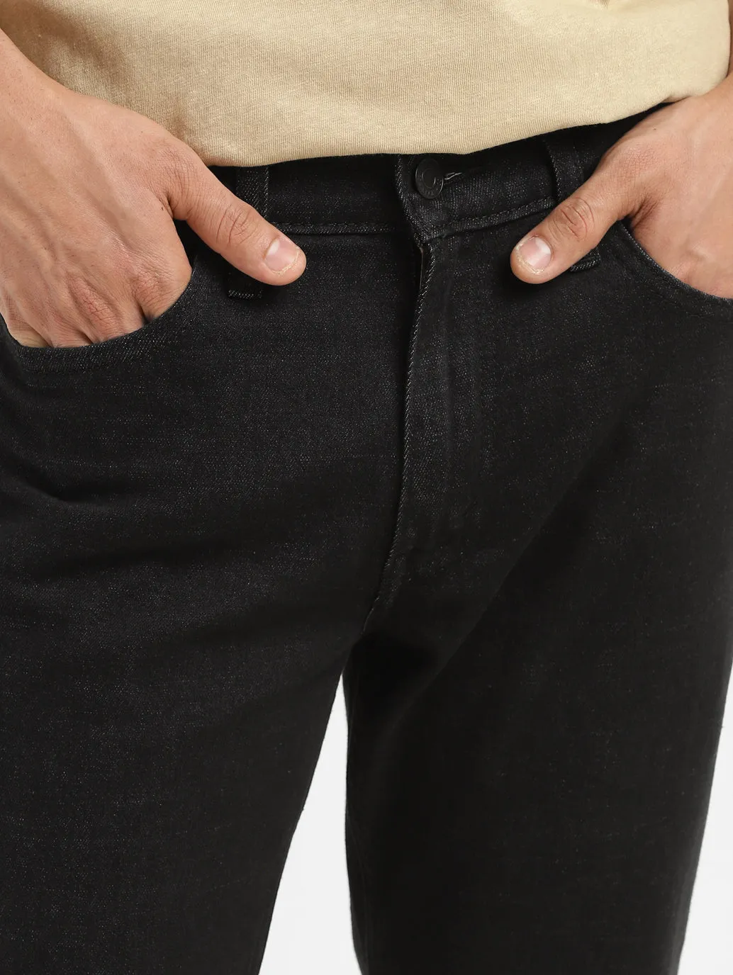 Men's 511 Black Slim Fit Mid Rise Jeans