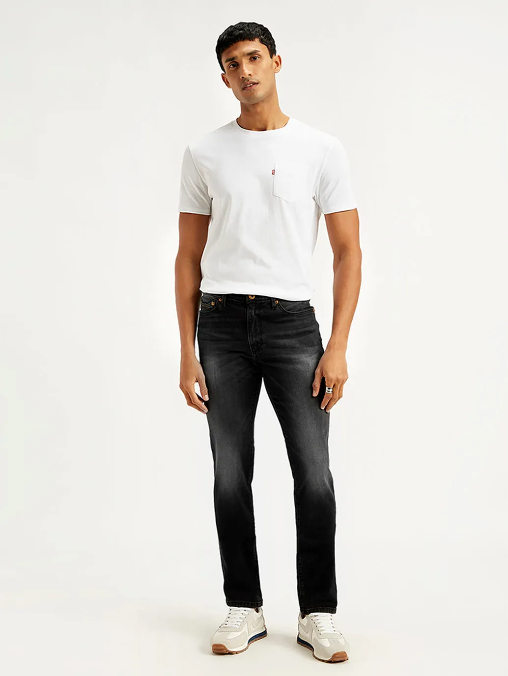 Men's 511 Black Slim Fit Mid Rise Jeans