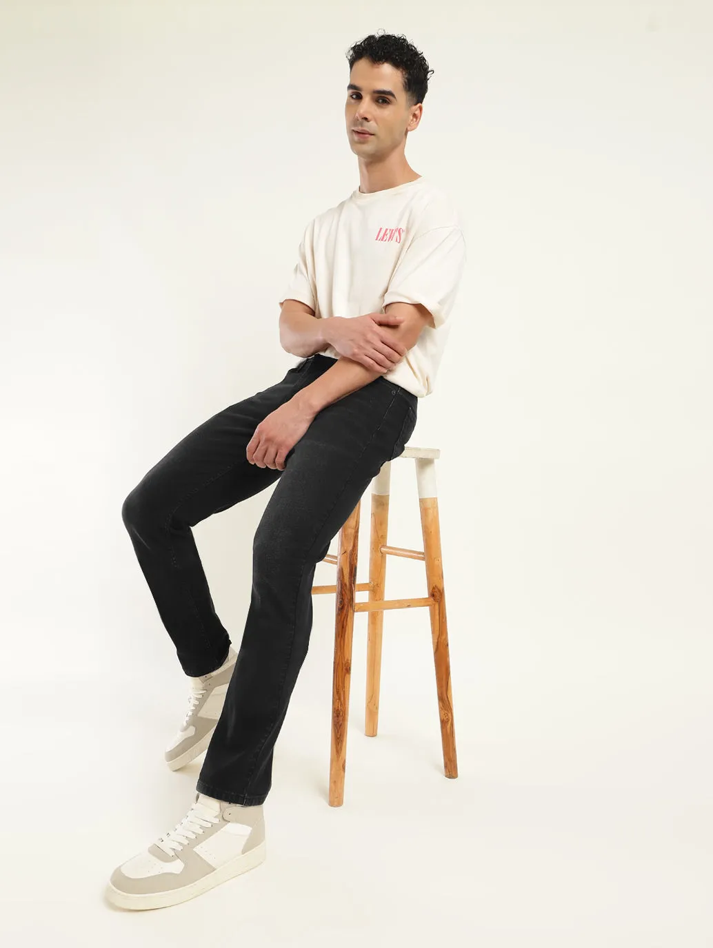 Men's 511 Black Slim Fit Mid Rise Jeans