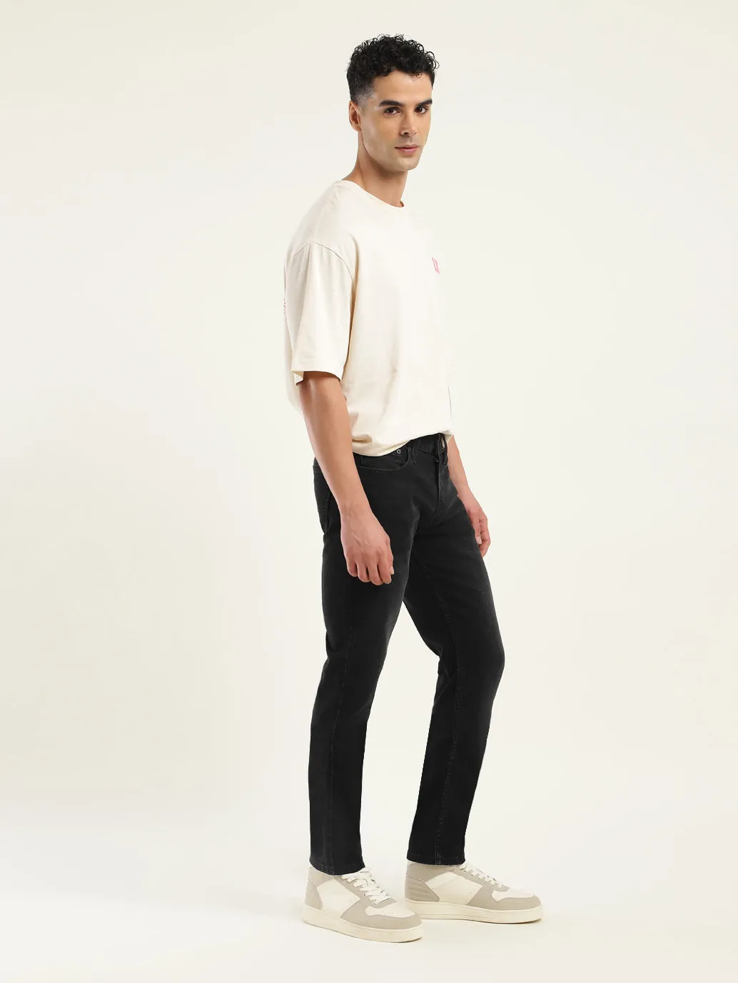 Men's 511 Black Slim Fit Mid Rise Jeans