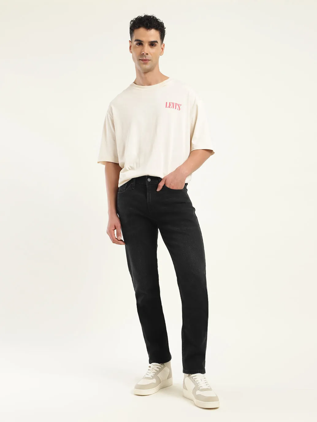 Men's 511 Black Slim Fit Mid Rise Jeans