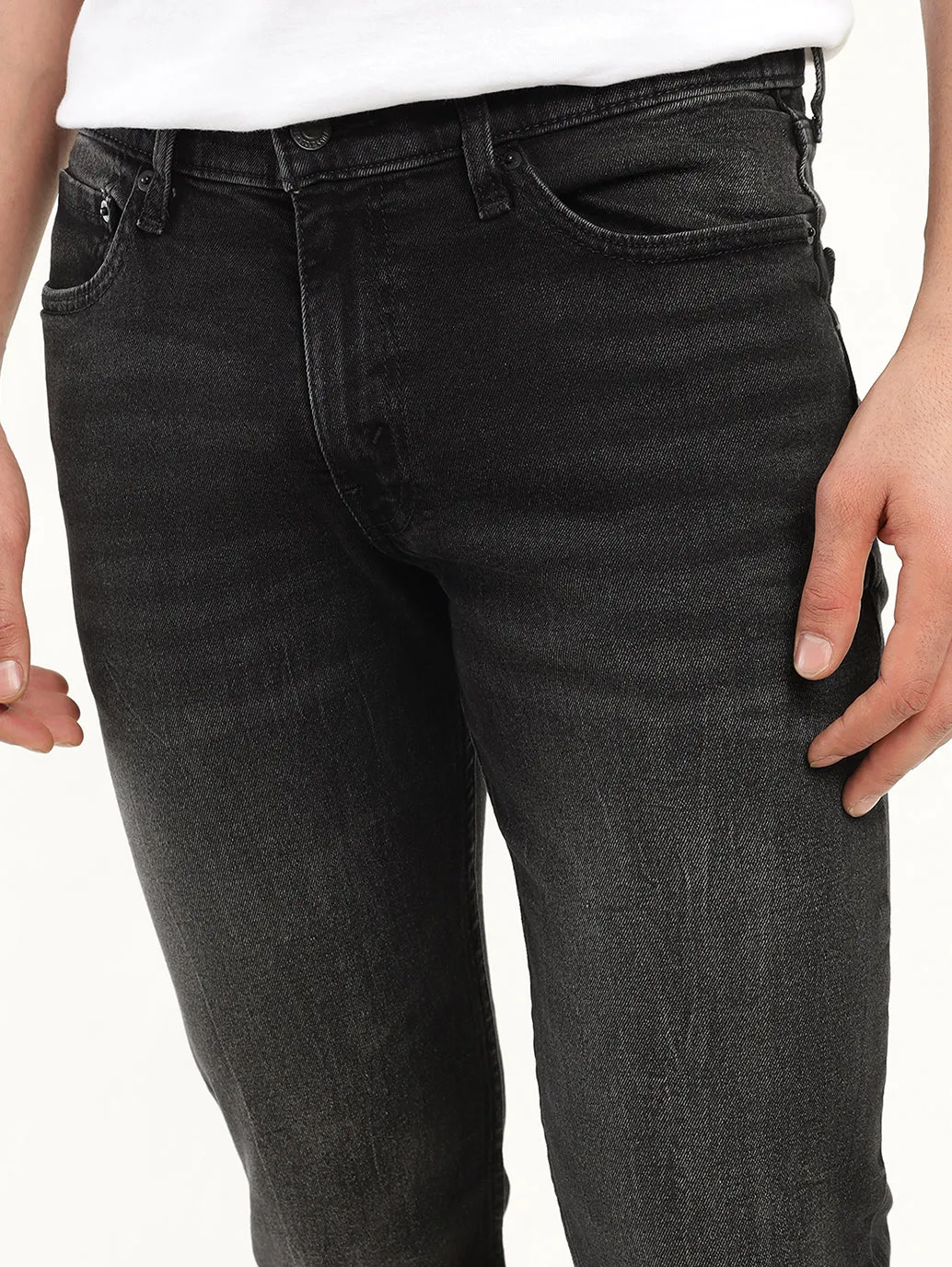 Men's 511 Black Slim Fit Mid Rise Jeans