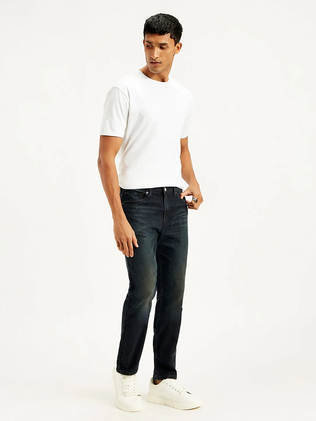 Men's 511 Black Slim Fit Mid Rise Jeans