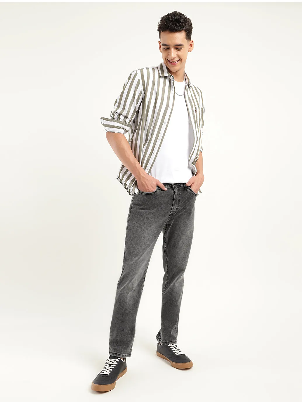 Men's 511 Black Slim Fit Mid Rise Jeans